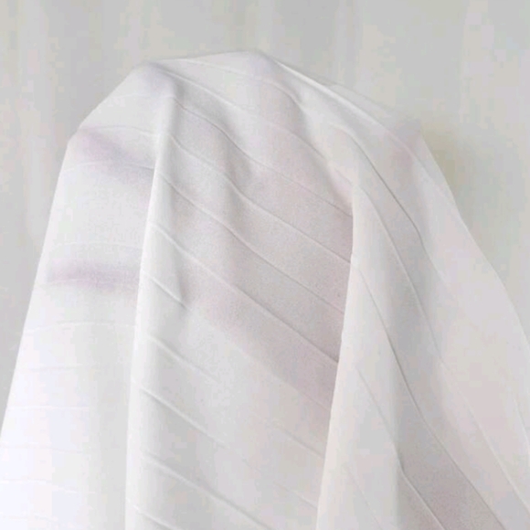 Women Elegant Stand Collar Patchwork Pleated Hem Waist-Cinched Dress - Picture 7 of 7